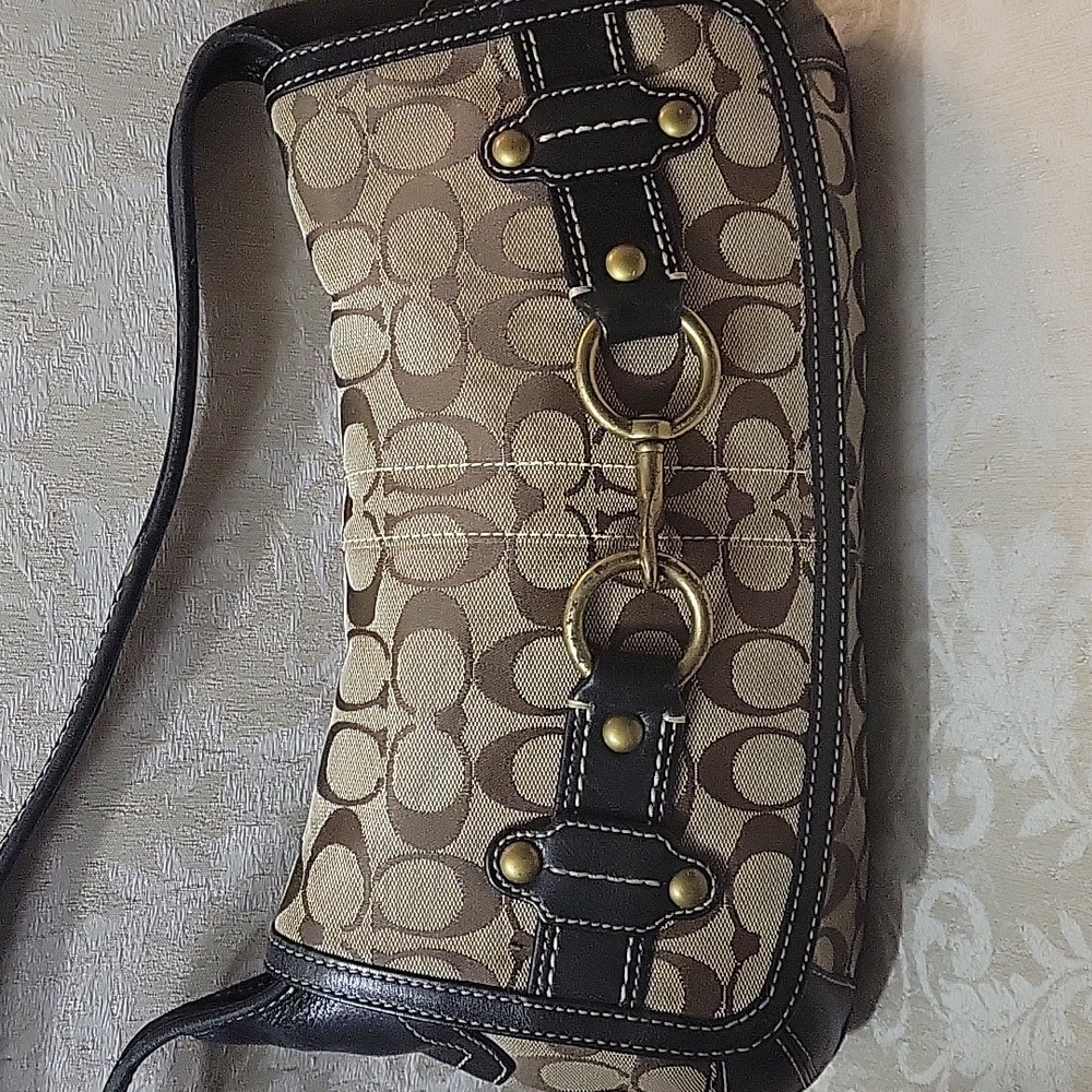 COACH ERGO SIGNATURE BELTED SHOULDER BAG - Picture 1 of 11
